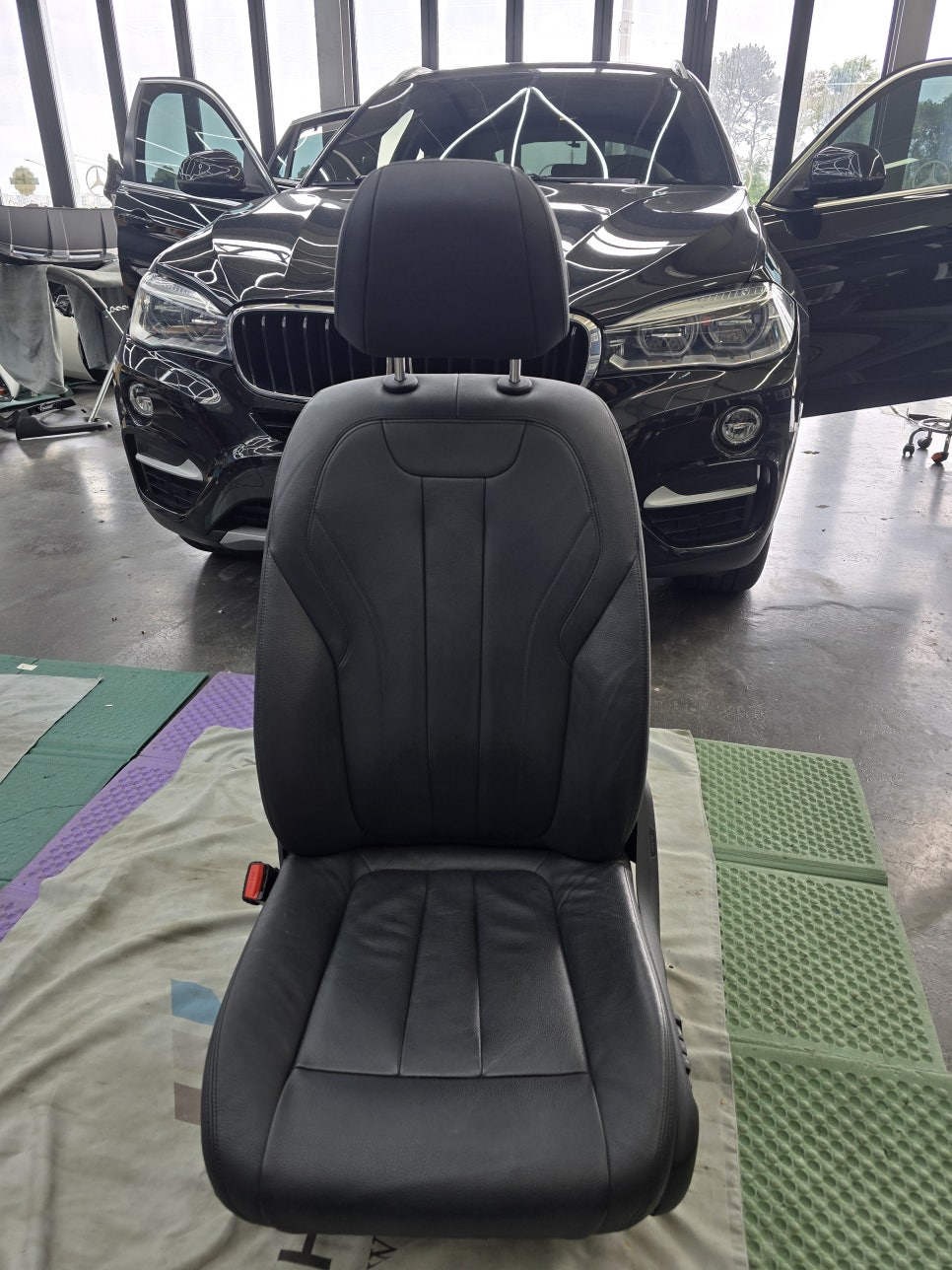 광주 수입차 튜닝샵 ] BMW X6 - 통풍 시트 " 쾌적한 드라이빙을 위한 필수옵션 "