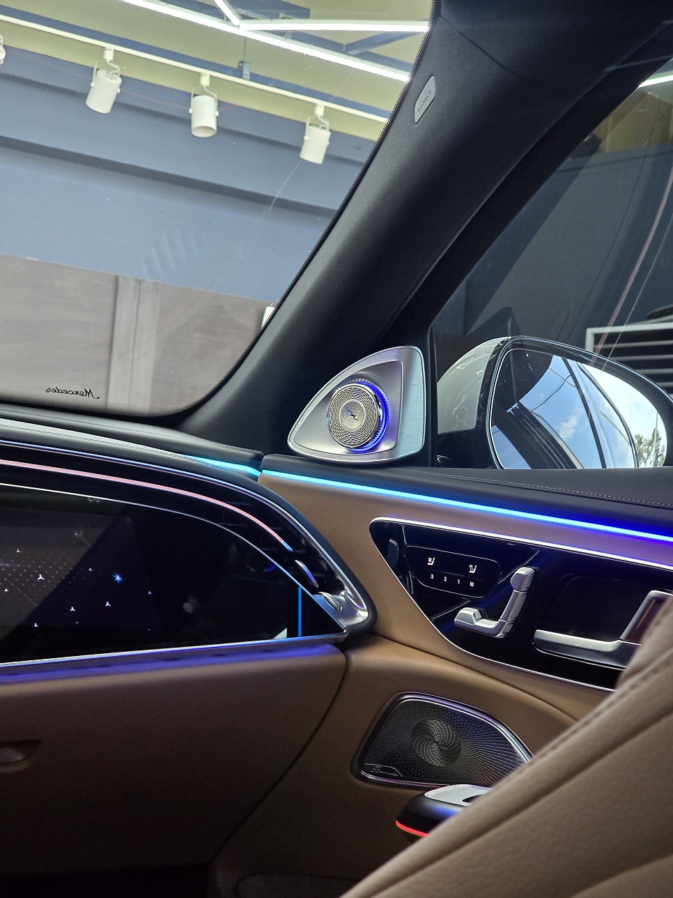 벤츠 W214 e300 - 4d 부메스터, 2열 공조 컨트롤러 " 실내가 달라졌다 !! "