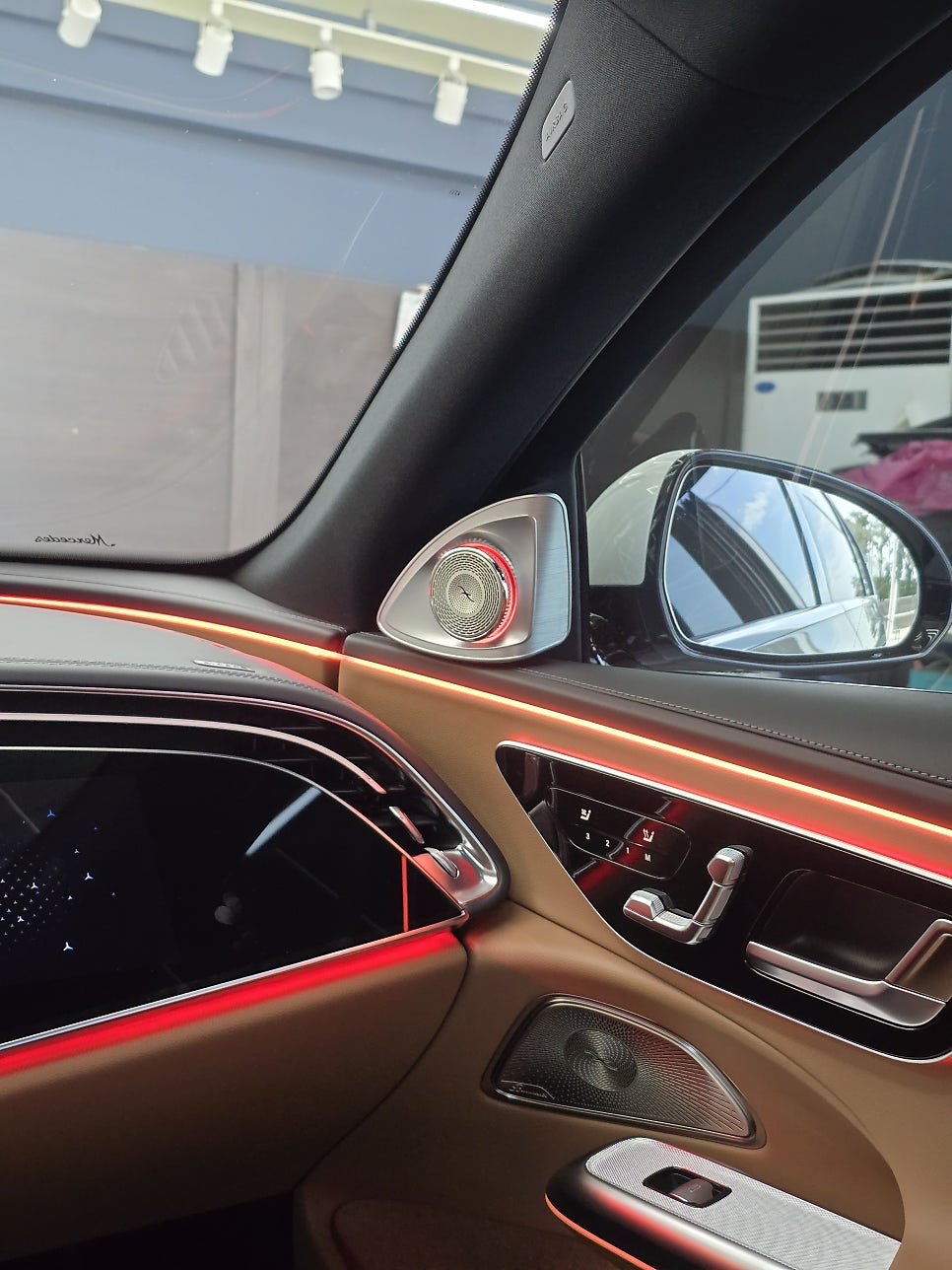 벤츠 W214 e300 - 4d 부메스터, 2열 공조 컨트롤러 " 실내가 달라졌다 !! "