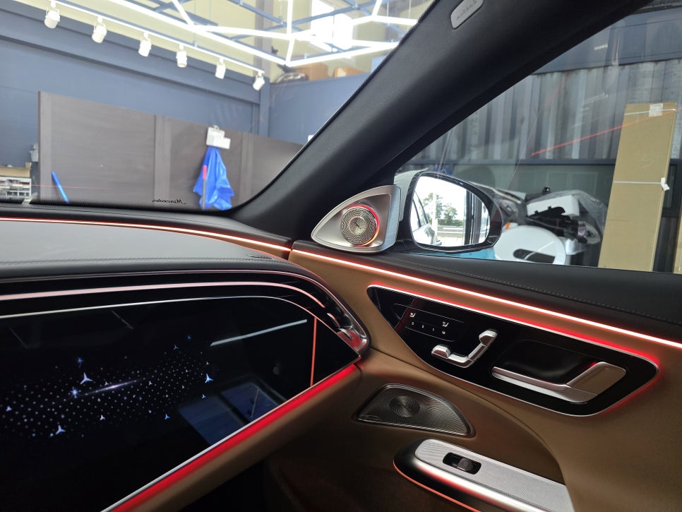 벤츠 W214 e300 - 4d 부메스터, 2열 공조 컨트롤러 " 실내가 달라졌다 !! "