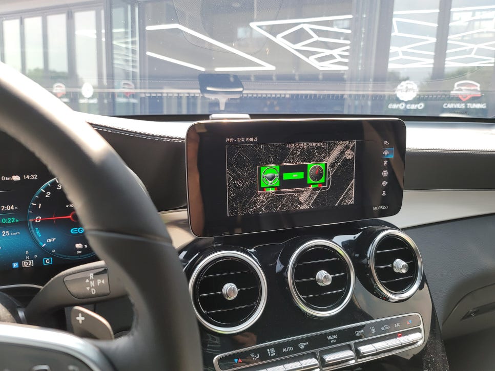 glc 300e 어라운드뷰 ~~ 사방팔방 잘 보여요!!!!