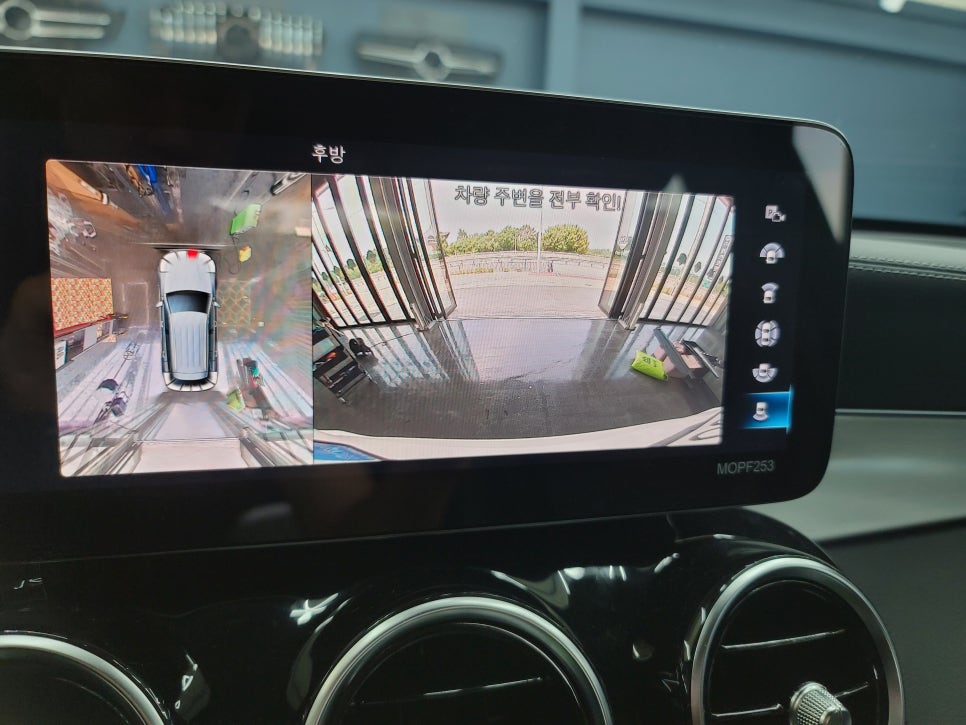 glc 300e 어라운드뷰 ~~ 사방팔방 잘 보여요!!!!