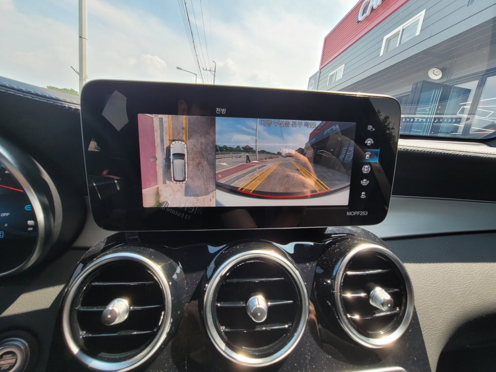 glc 300e 어라운드뷰 ~~ 사방팔방 잘 보여요!!!!