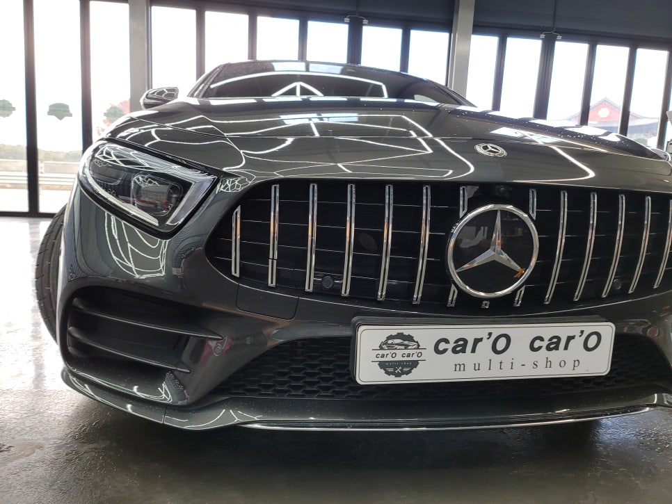 벤츠 CLS 400d - 세로그릴 & 어라운드뷰 보정까지 완벽 마무리 !!!