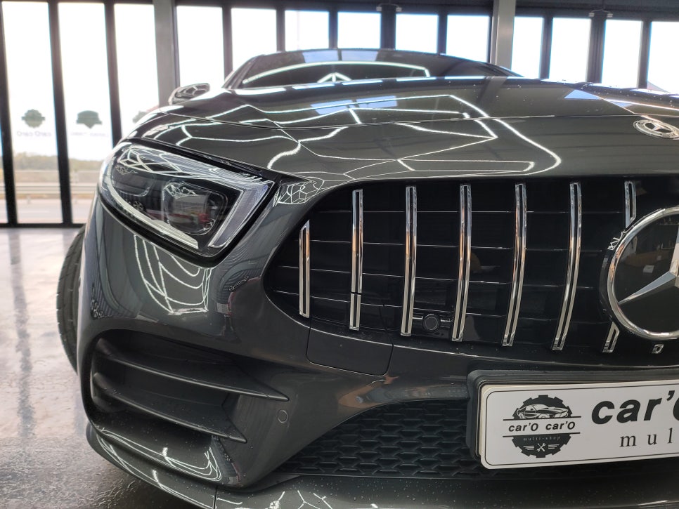 벤츠 CLS 400d - 세로그릴 & 어라운드뷰 보정까지 완벽 마무리 !!!