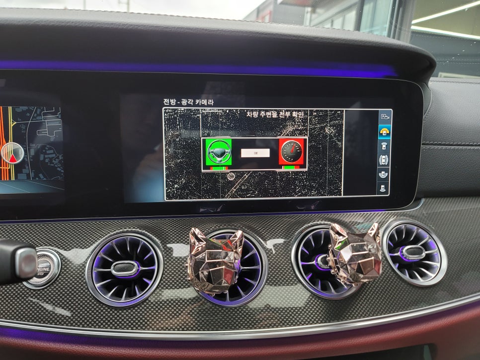 벤츠 CLS 400d - 세로그릴 & 어라운드뷰 보정까지 완벽 마무리 !!!