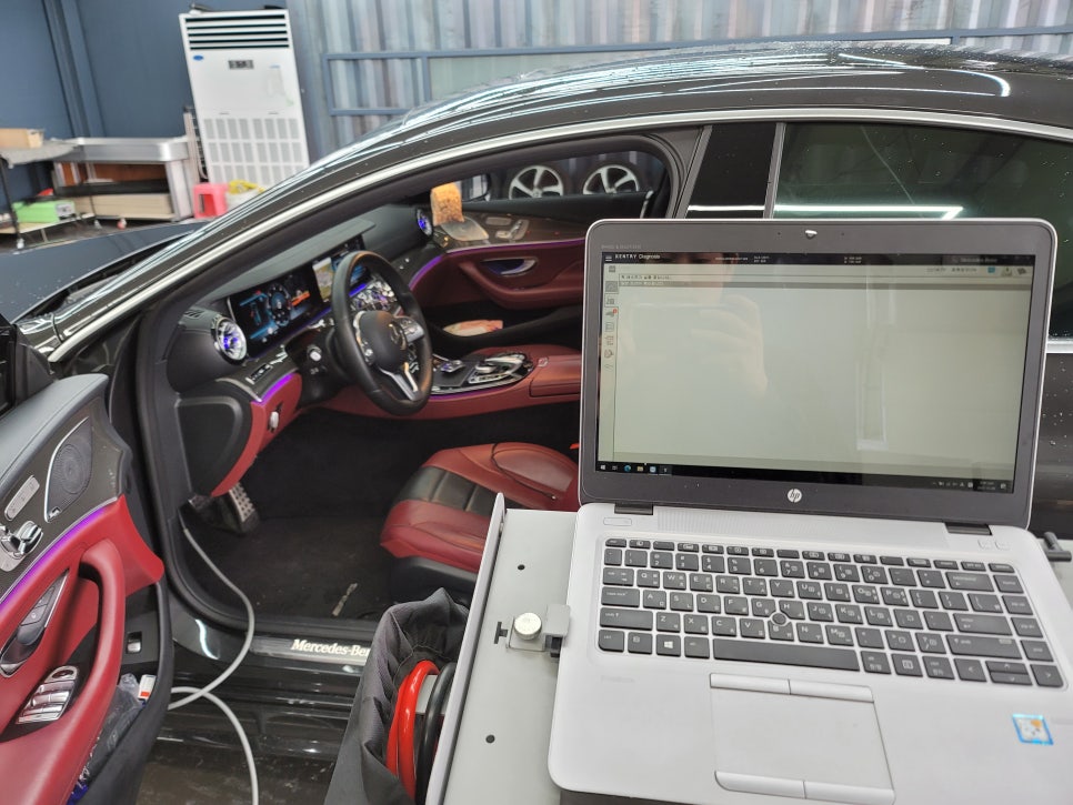 벤츠 CLS 400d - 세로그릴 & 어라운드뷰 보정까지 완벽 마무리 !!!