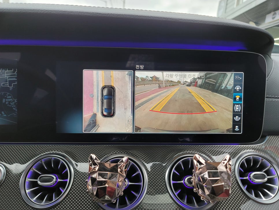 벤츠 CLS 400d - 세로그릴 & 어라운드뷰 보정까지 완벽 마무리 !!!