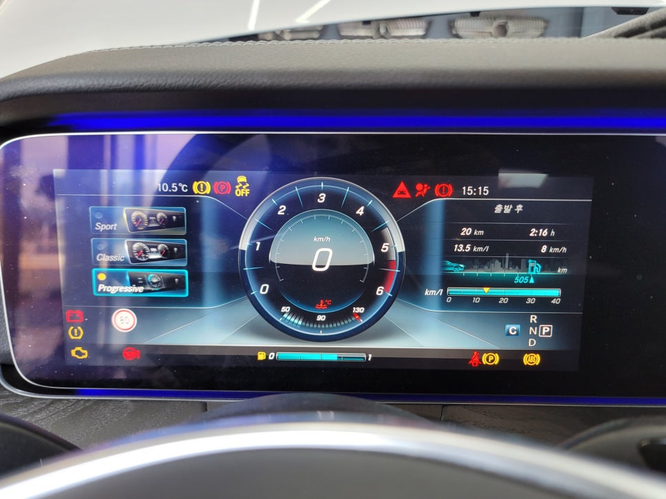 벤츠 E220d 쿠페 - AMG 계기판 프로그래밍 & 멀티컬러 코딩