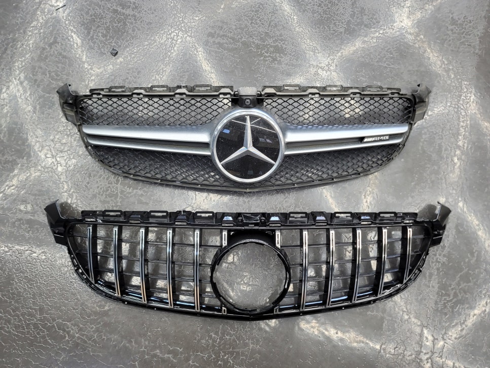 광주 벤츠레트로핏 > 벤츠 C 63amg 세로그릴 교체 시공