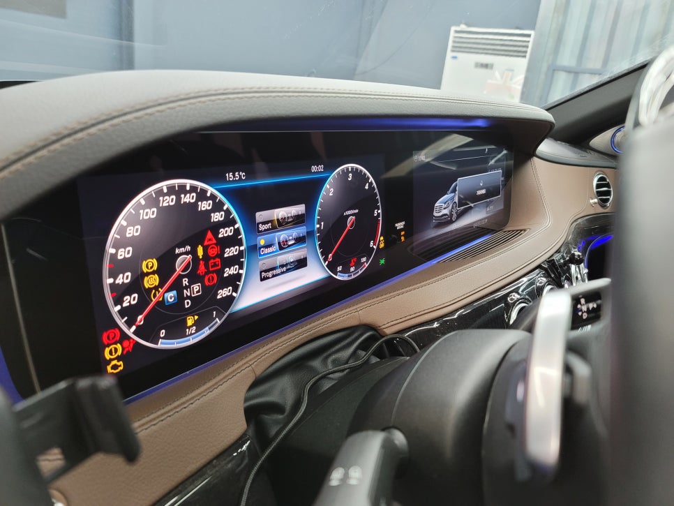 벤츠 S400d - AMG 계기판 프로그래밍 & 생활코딩