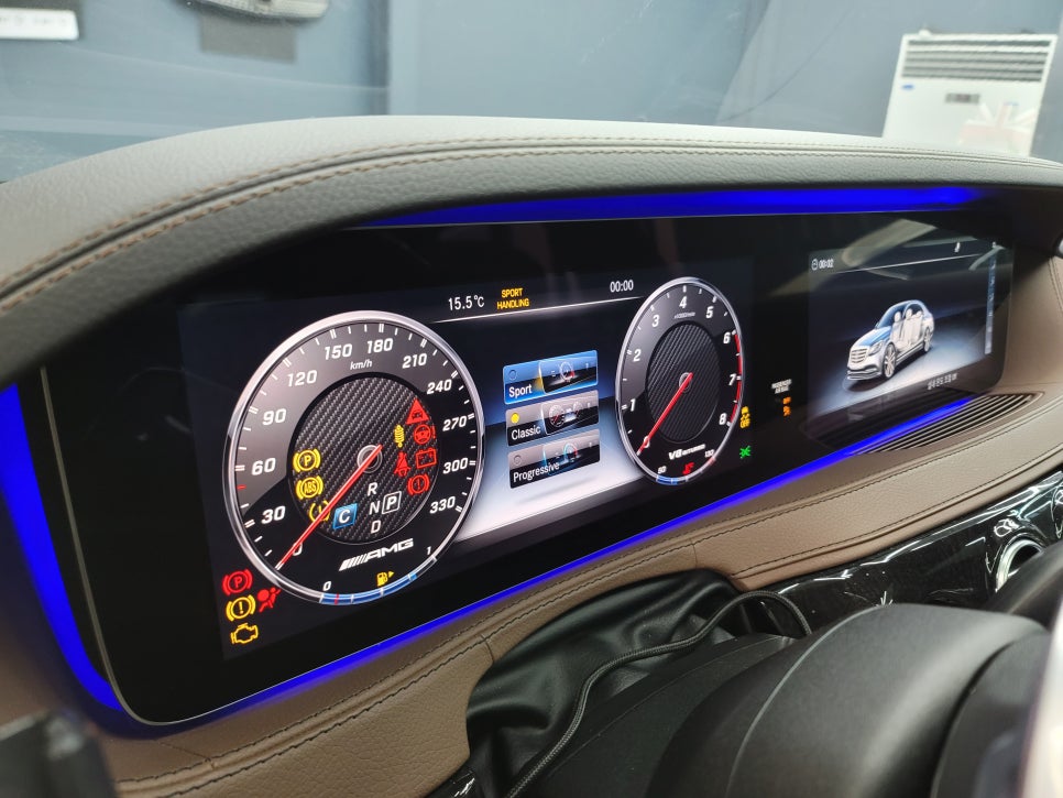 벤츠 S400d - AMG 계기판 프로그래밍 & 생활코딩