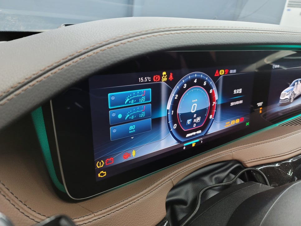 벤츠 S400d - AMG 계기판 프로그래밍 & 생활코딩