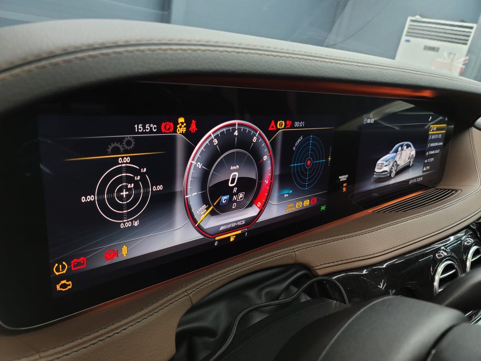 벤츠 S400d - AMG 계기판 프로그래밍 & 생활코딩