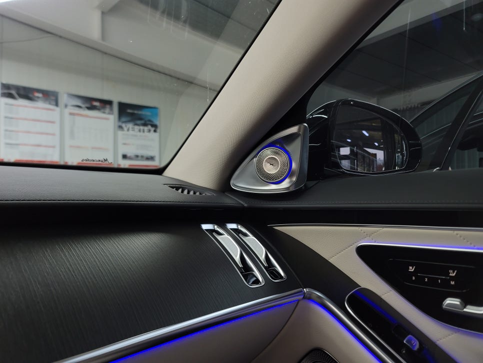 벤츠 w223 s400d - 4D 부메스터 (카비우스제품) ' 전주벤츠사업소 출장 '