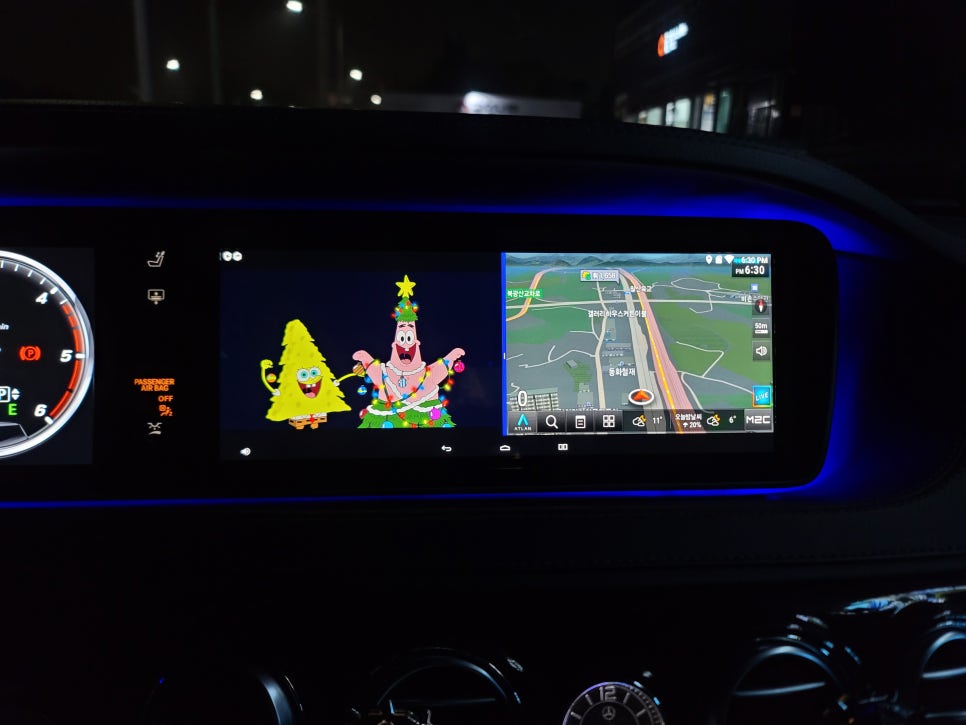 벤츠 S350d - 3D부메스터 & 7색 엠비언트 / m2c 200a 플러스