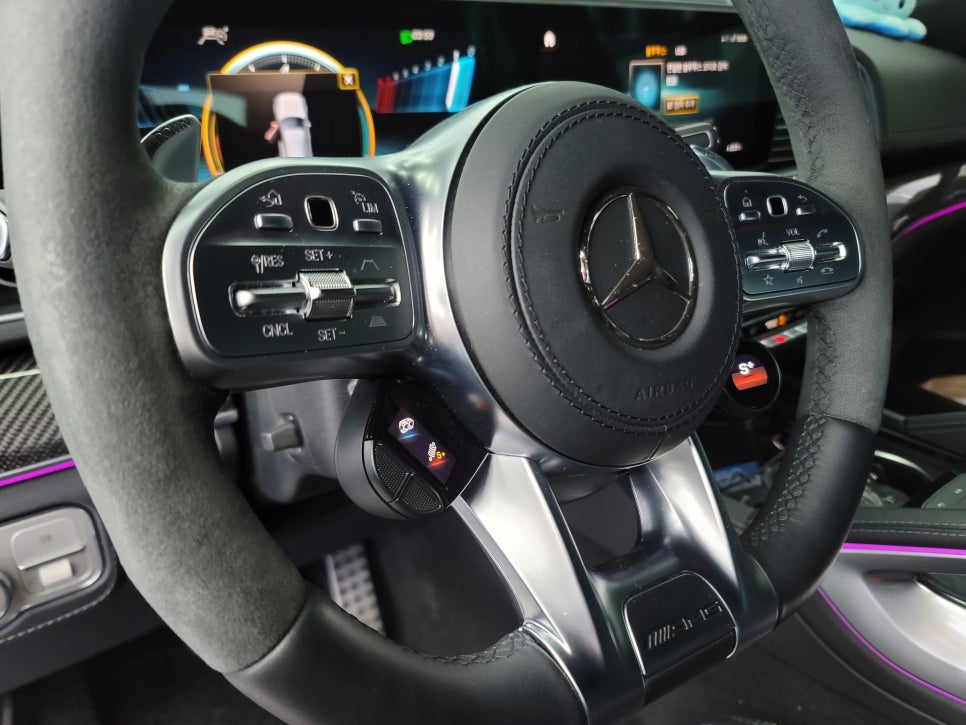벤츠GLE53amg - 어질리티 배기버튼 활성화
