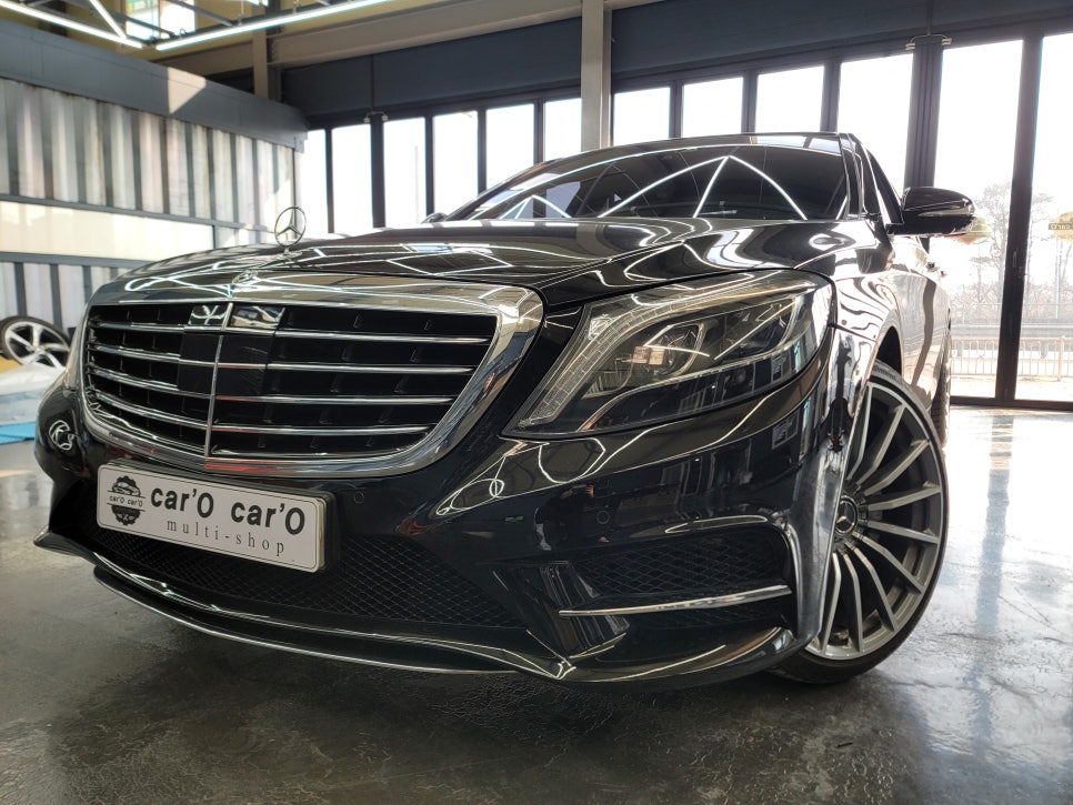 벤츠 S350전기형 - 후기형 S63amg 전면 컨버전 !!