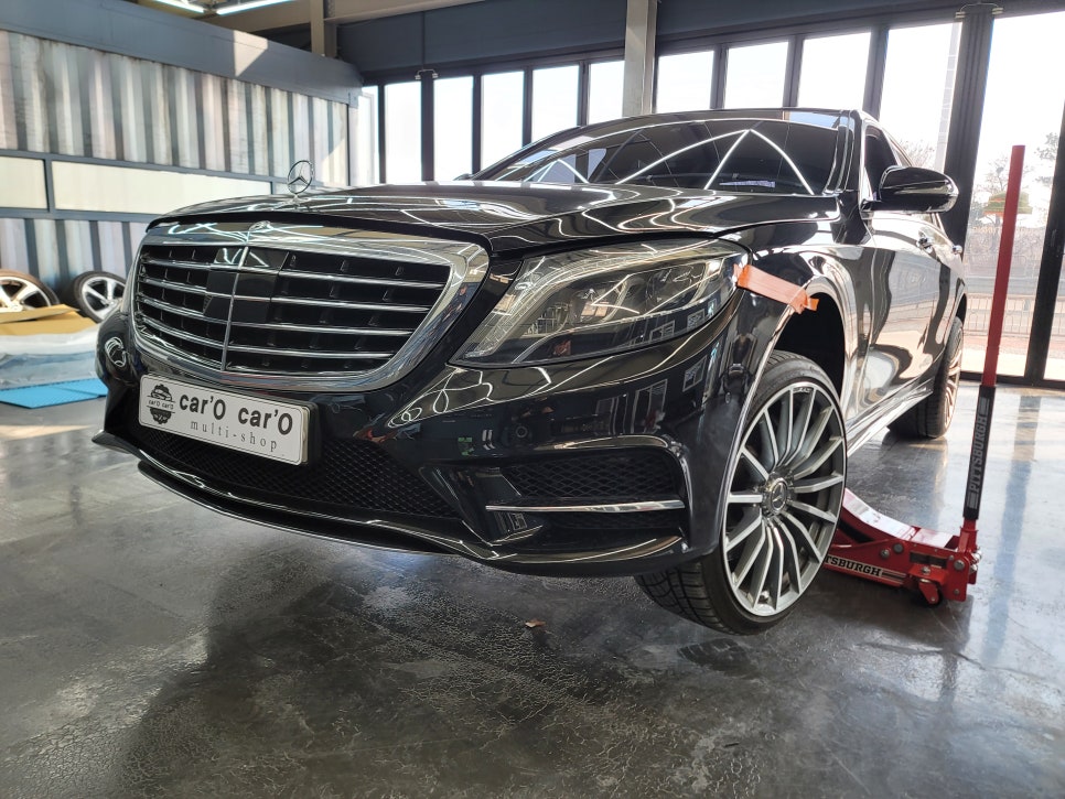 벤츠 S350전기형 - 후기형 S63amg 전면 컨버전 !!