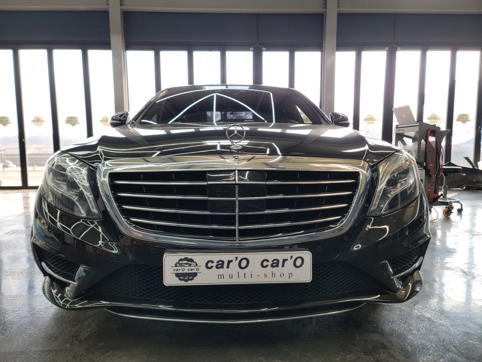 벤츠 S350전기형 - 후기형 S63amg 전면 컨버전 !!