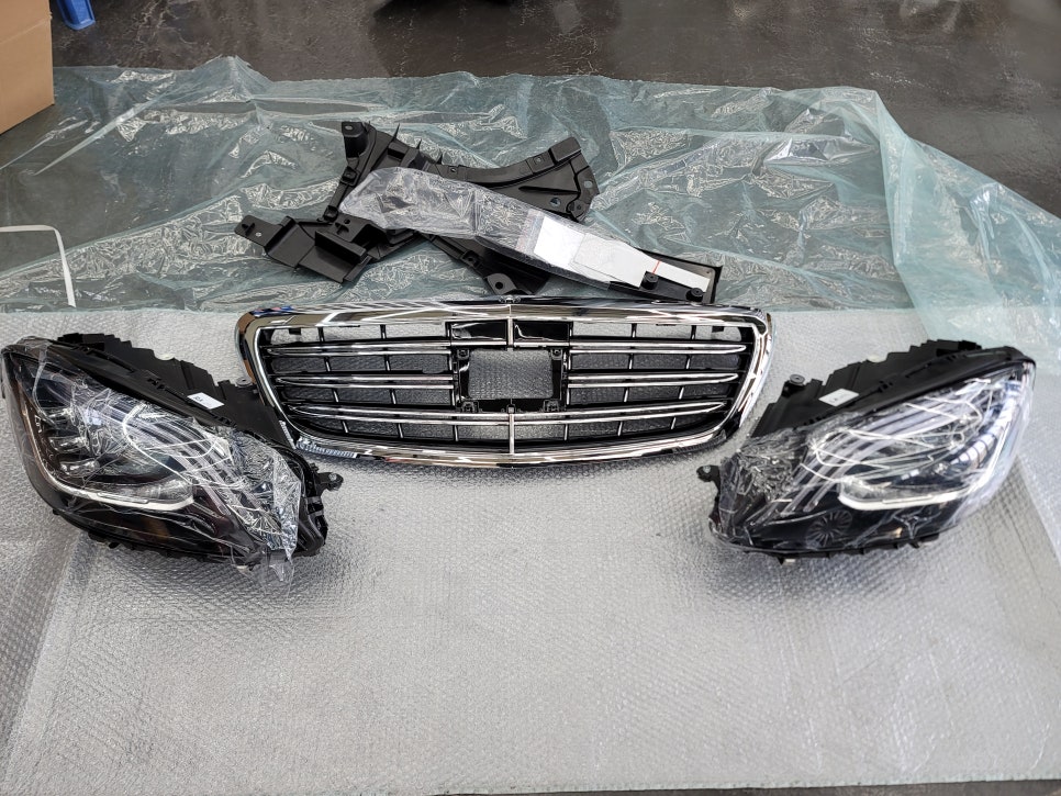 벤츠 S350전기형 - 후기형 S63amg 전면 컨버전 !!