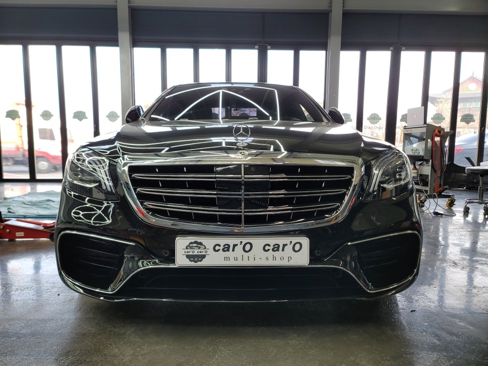 벤츠 S350전기형 - 후기형 S63amg 전면 컨버전 !!