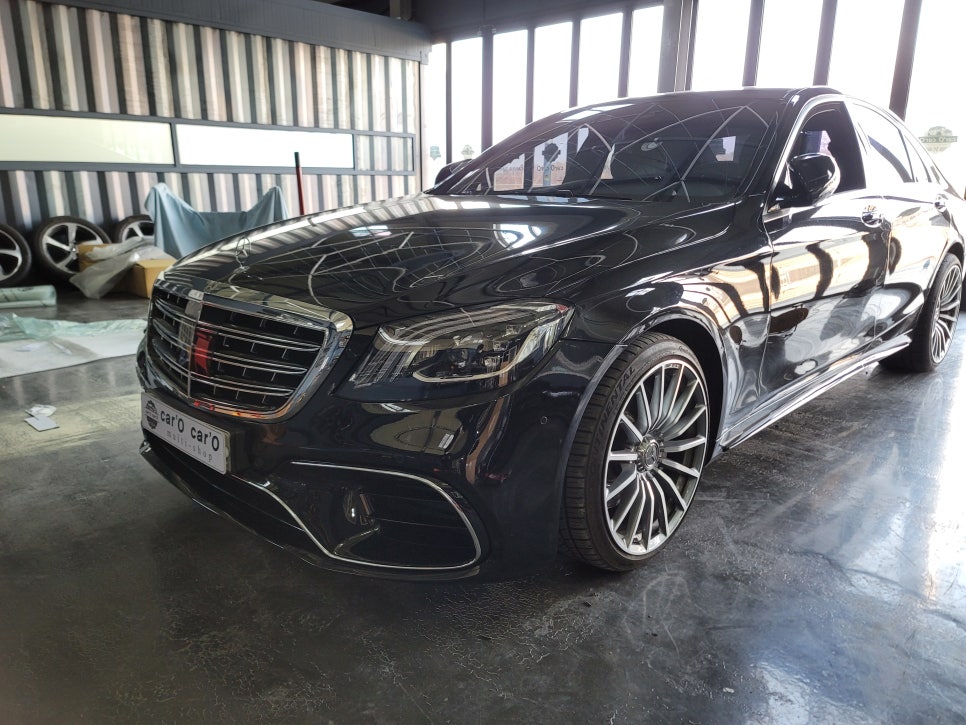 벤츠 S350전기형 - 후기형 S63amg 전면 컨버전 !!