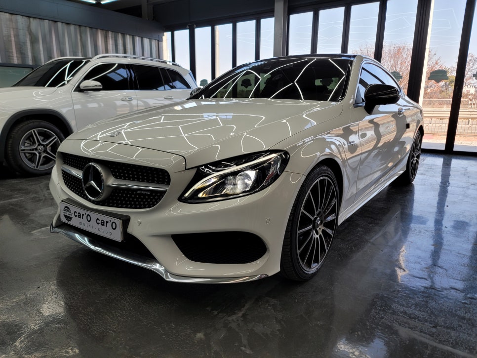 벤츠 C220d 쿠페 - 64색 엠비언트 & 송풍구, 데쉬보드 엠비언트