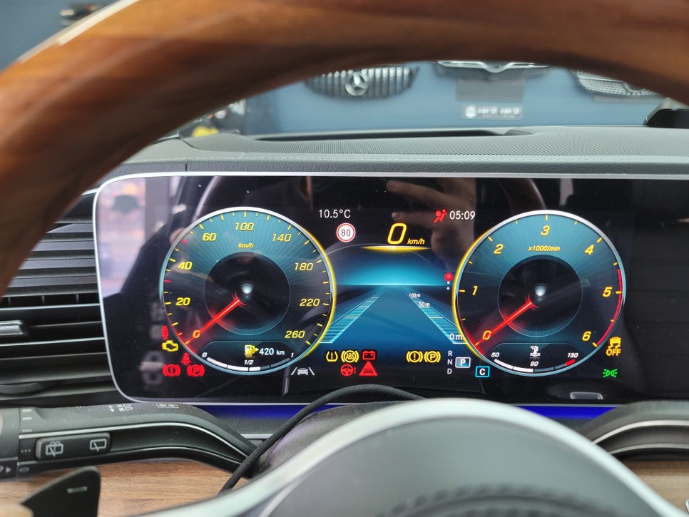벤츠 CLS400 - 계기판 AMG 프로그래밍