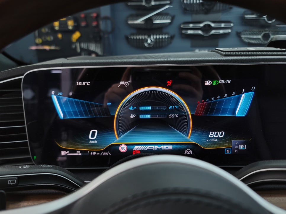 벤츠 CLS400 - 계기판 AMG 프로그래밍