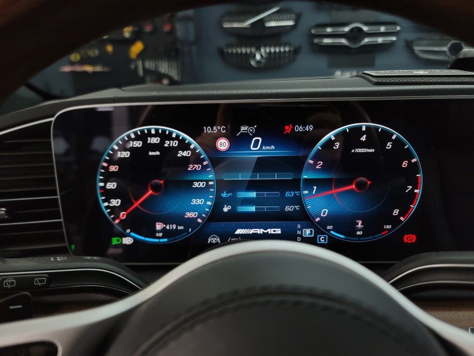 벤츠 CLS400 - 계기판 AMG 프로그래밍
