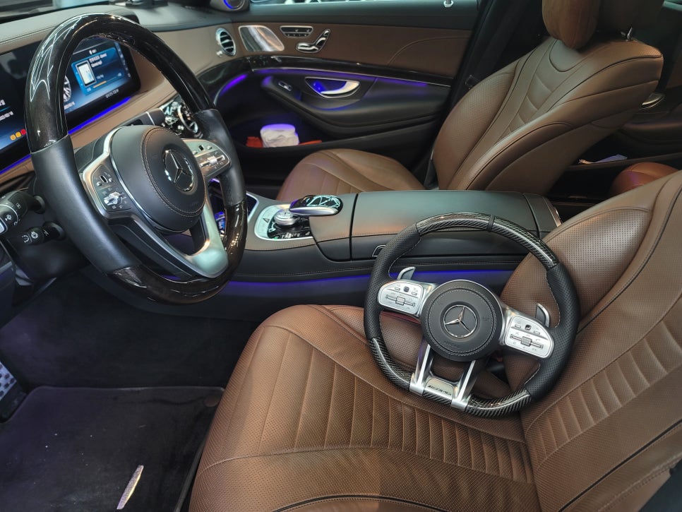 벤츠 S400d - AMG 커스텀 핸들, 아이나비QXD7000, 커넥티드프로, 에코파워팩 S16