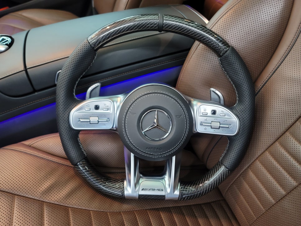 벤츠 S400d - AMG 커스텀 핸들, 아이나비QXD7000, 커넥티드프로, 에코파워팩 S16
