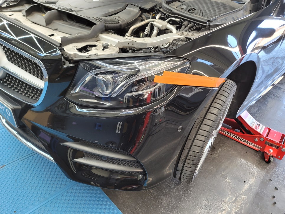 벤츠E450쿠페 - 세로그릴 53amg 디퓨저, Amg커스텀핸들, 카본패들쉬프트
