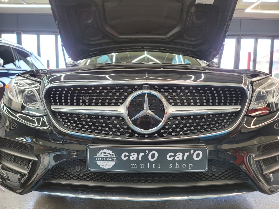 벤츠E450쿠페 - 세로그릴 53amg 디퓨저, Amg커스텀핸들, 카본패들쉬프트