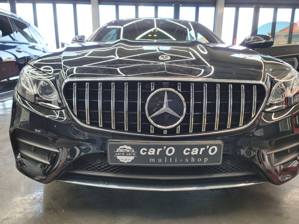 벤츠E450쿠페 - 세로그릴 53amg 디퓨저, Amg커스텀핸들, 카본패들쉬프트
