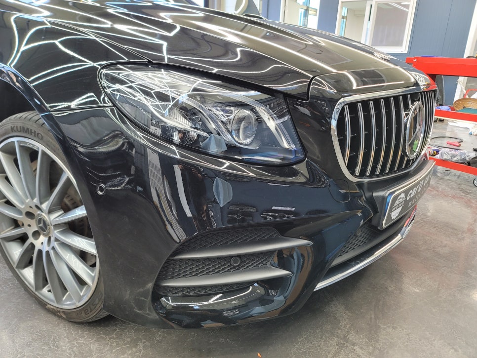벤츠E450쿠페 - 세로그릴 53amg 디퓨저, Amg커스텀핸들, 카본패들쉬프트