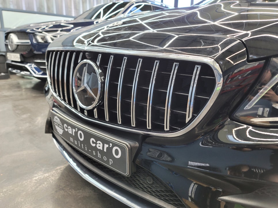 벤츠E450쿠페 - 세로그릴 53amg 디퓨저, Amg커스텀핸들, 카본패들쉬프트
