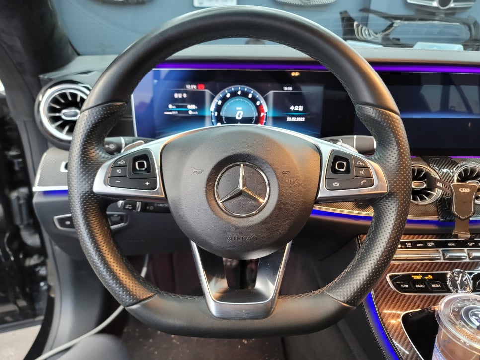 벤츠E450쿠페 - 세로그릴 53amg 디퓨저, Amg커스텀핸들, 카본패들쉬프트