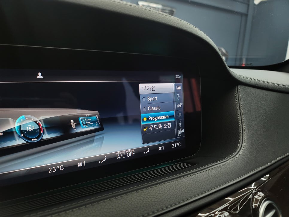 벤츠 S500- 디지털 계기판 AMG 프로그래밍으로 감성마력 충전