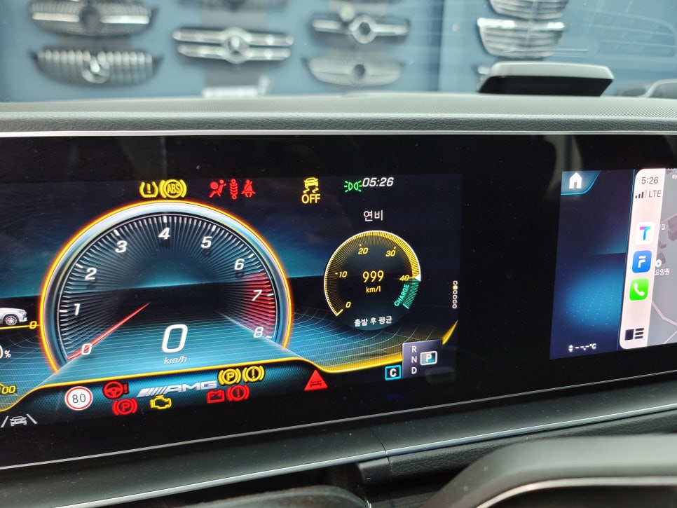 벤츠 GLE450 - 계기판 AMG 프로그래밍 " 카비우스 모듈"