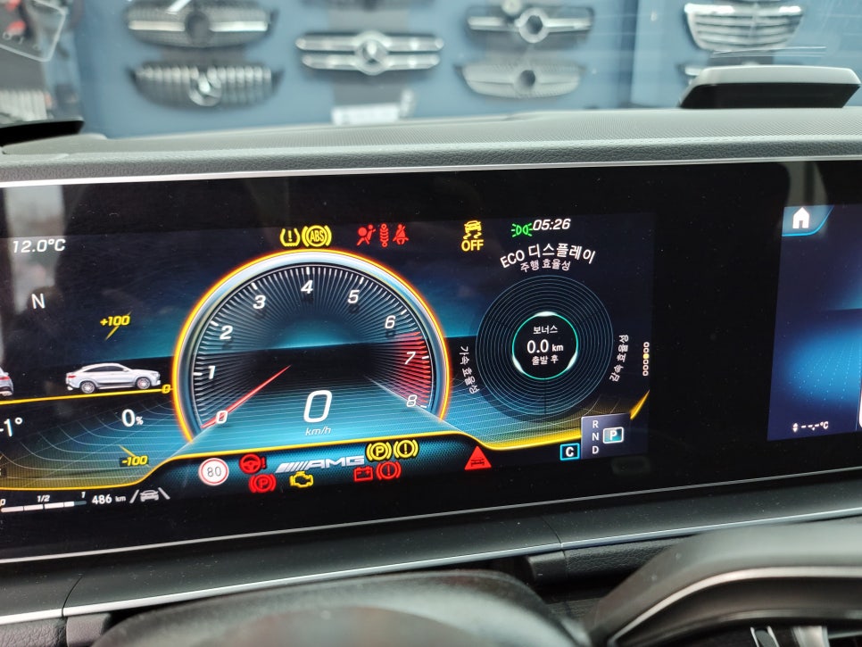 벤츠 GLE450 - 계기판 AMG 프로그래밍 " 카비우스 모듈"