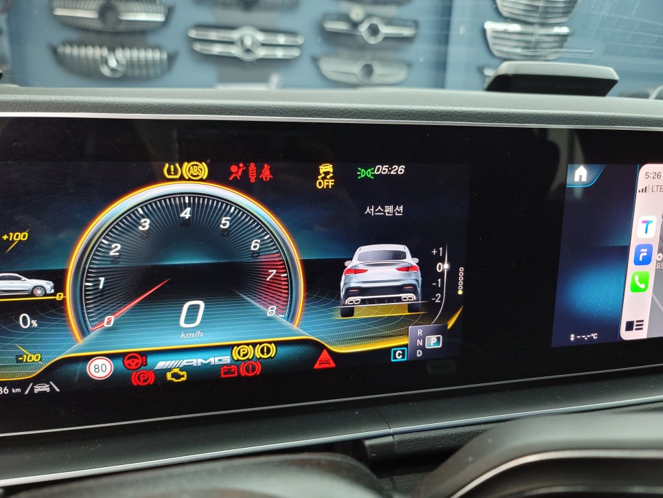 벤츠 GLE450 - 계기판 AMG 프로그래밍 " 카비우스 모듈"