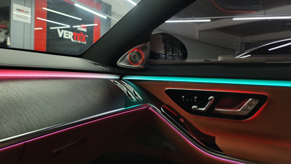 벤츠 S400d - 4D부메스터 ' 벤츠 순정 + 카비우스 모듈 '
