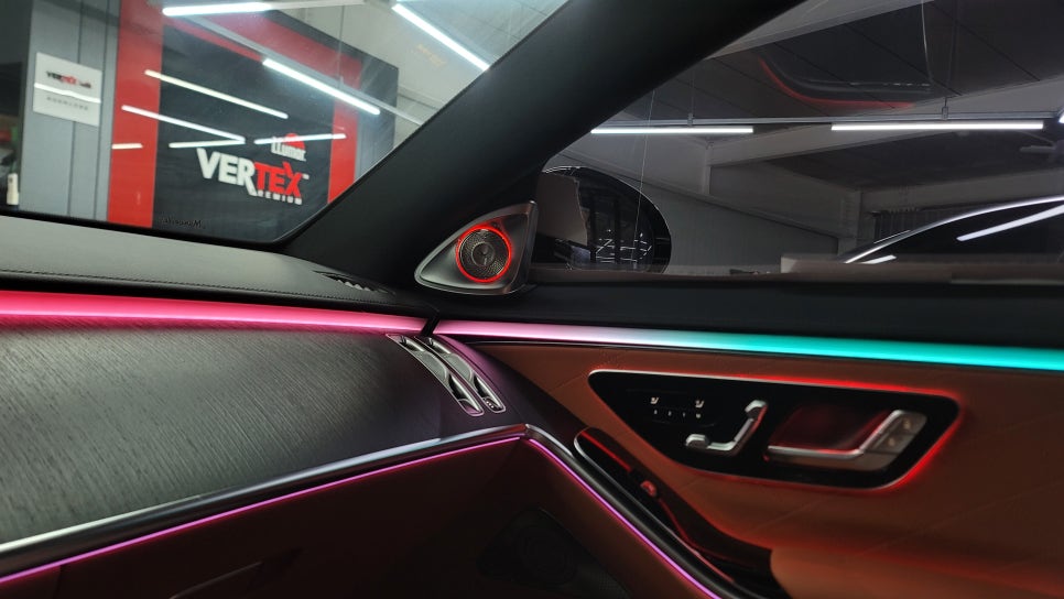 벤츠 S400d - 4D부메스터 ' 벤츠 순정 + 카비우스 모듈 '