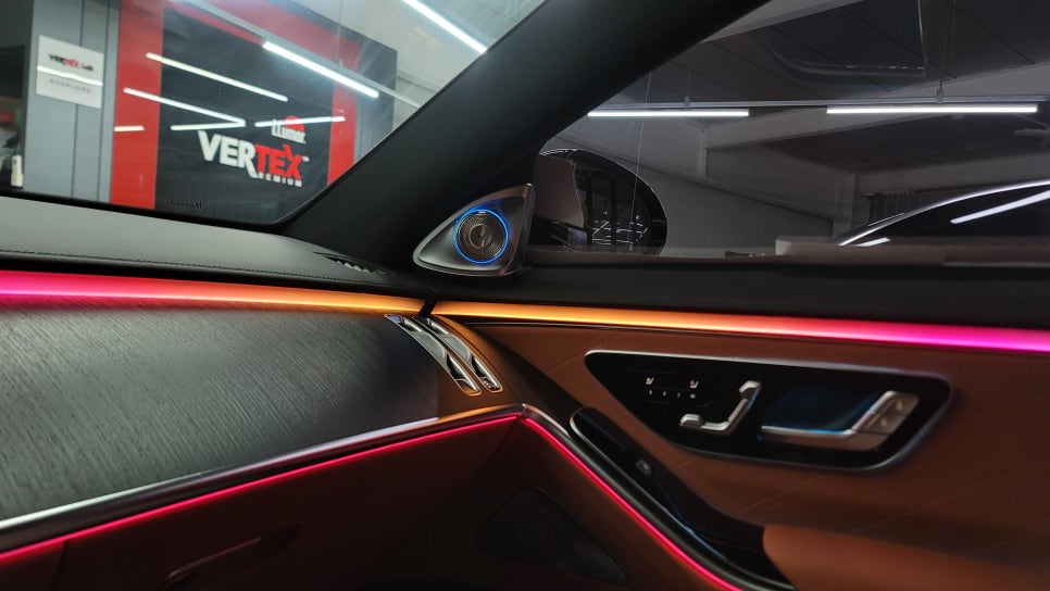 벤츠 S400d - 4D부메스터 ' 벤츠 순정 + 카비우스 모듈 '