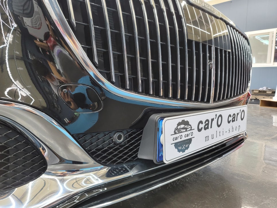 광주벤츠레트로핏 - w223 s580 마이바흐 -> s680 하단 크롬몰딩