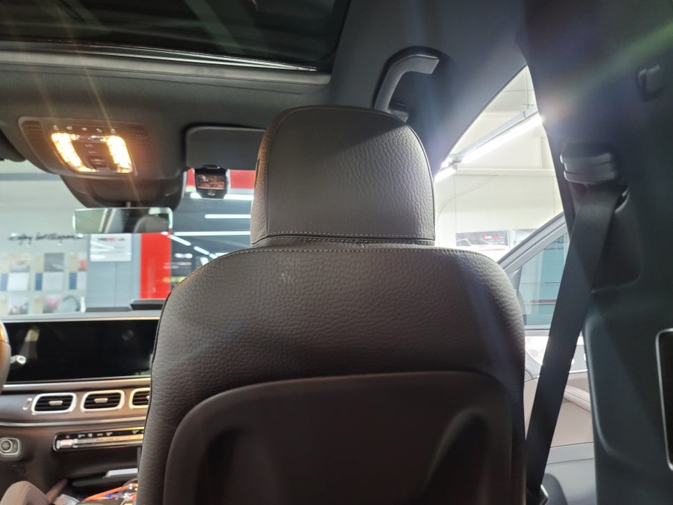 벤츠GLS400d - 전주사업소출장 , 리어모니터 노바Z9