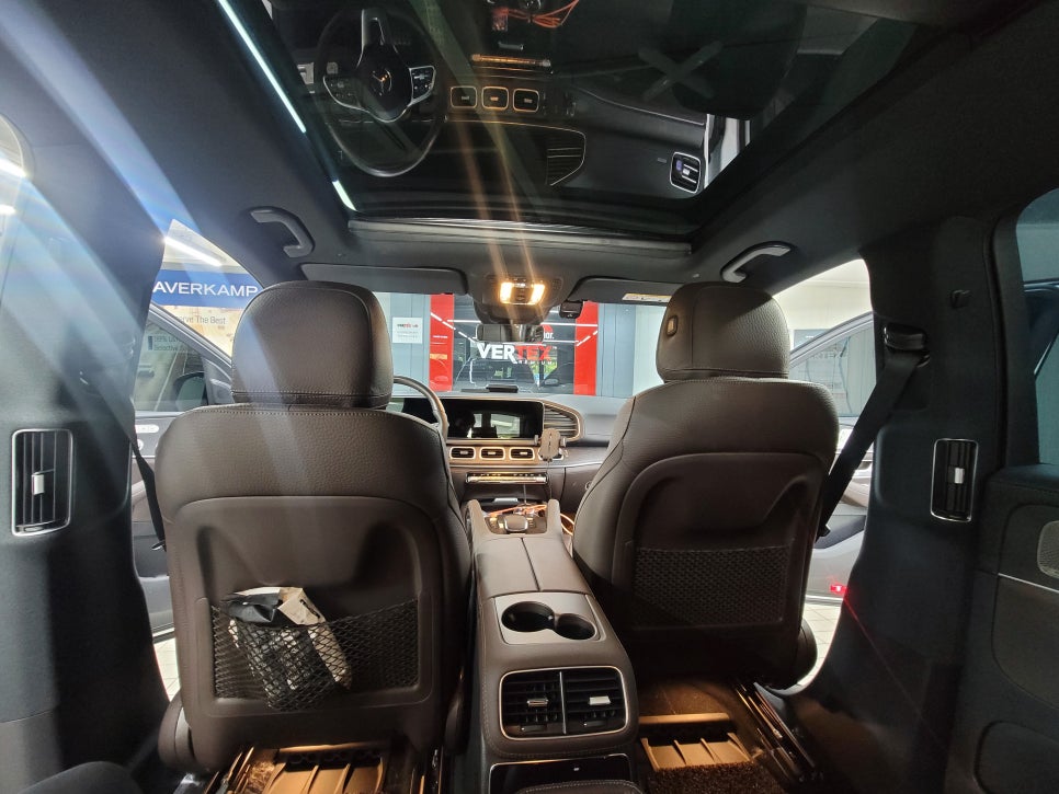 벤츠GLS400d - 전주사업소출장 , 리어모니터 노바Z9