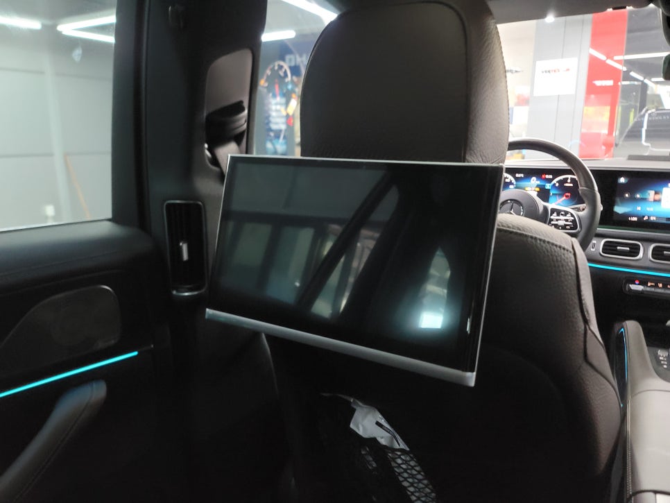 벤츠GLS400d - 전주사업소출장 , 리어모니터 노바Z9